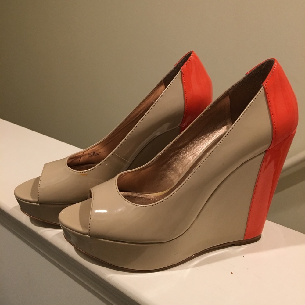 BCBG colorblock wedges